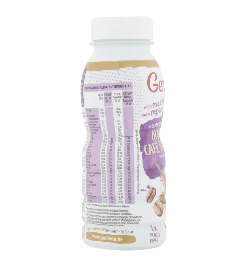 Gerlinéa Afslank Drinkmaaltijd Koffie smaak (236 ml) - image 4