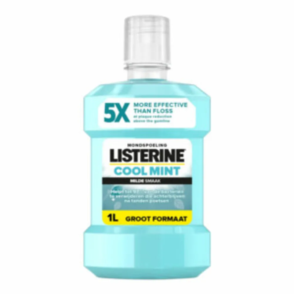 Listerine Mondwater Coolmint Mild (1000 ml)