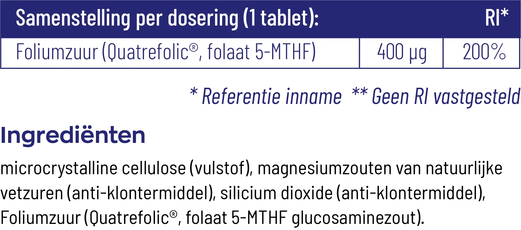 Vitakruid Actief Foliumzuur Quatrefolic® 5-MTHF 400 mcg (90 tabletten) - image 5