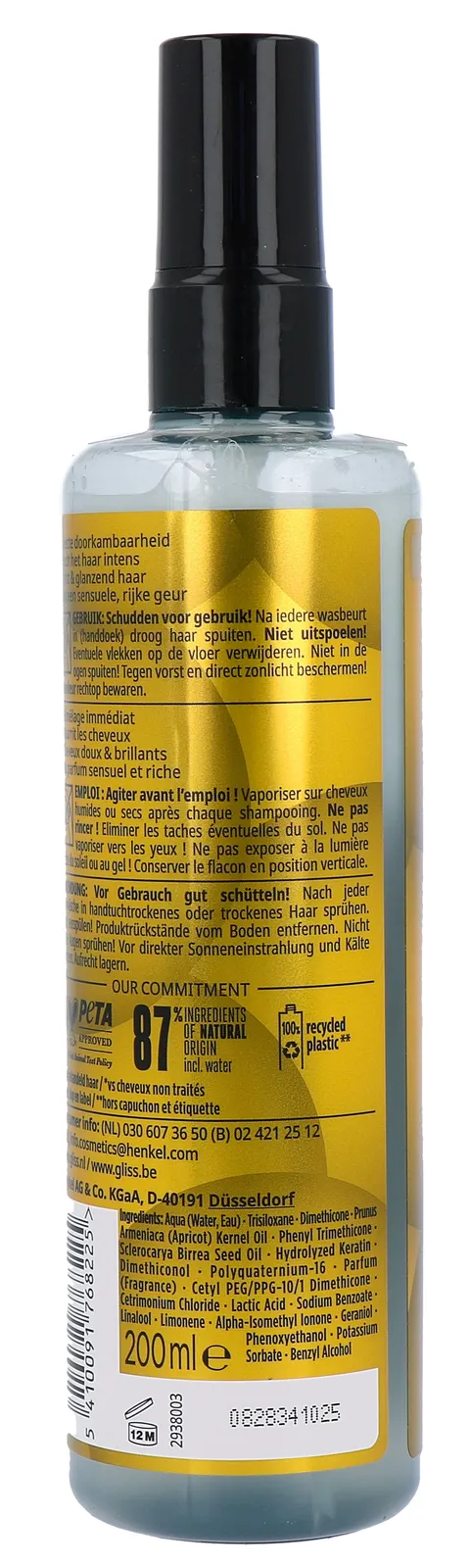 Gliss Kur Anti-Klit Spray Oil Nutritive (200 ml) - image 2