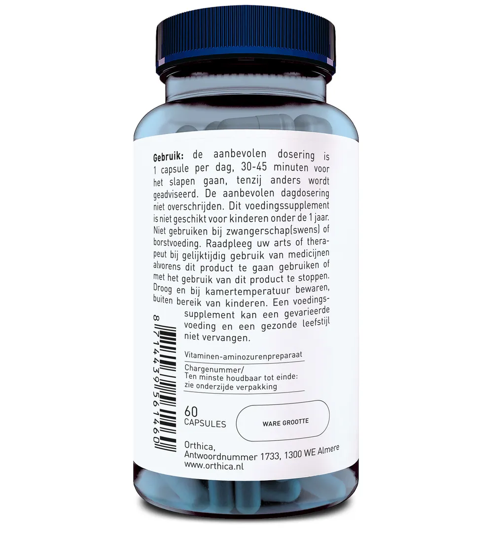 Orthica L-Tryptofaan 400 (60 capsules) - image 2
