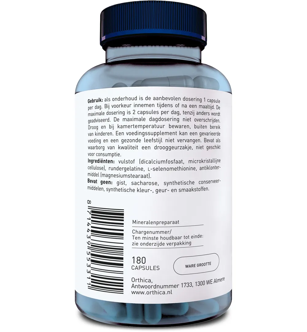 Orthica L-Selenomethionine-100 (180 capsules)