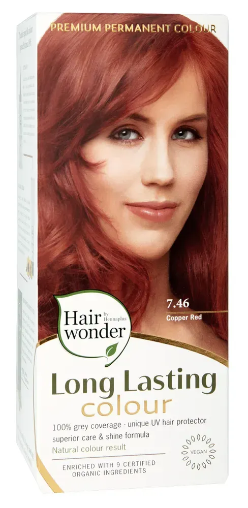 Hairwonder Long lasting colour 7.46 copper red (100 ml)
