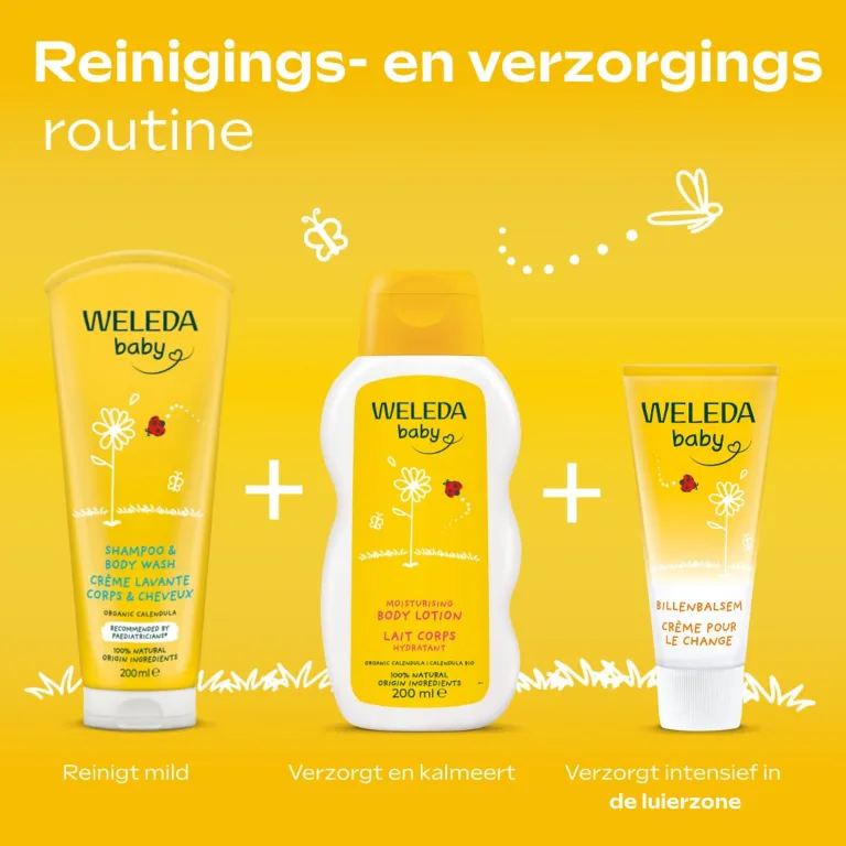 WELEDA Calendula baby shampoo & douchecreme (200 ml) - image 5