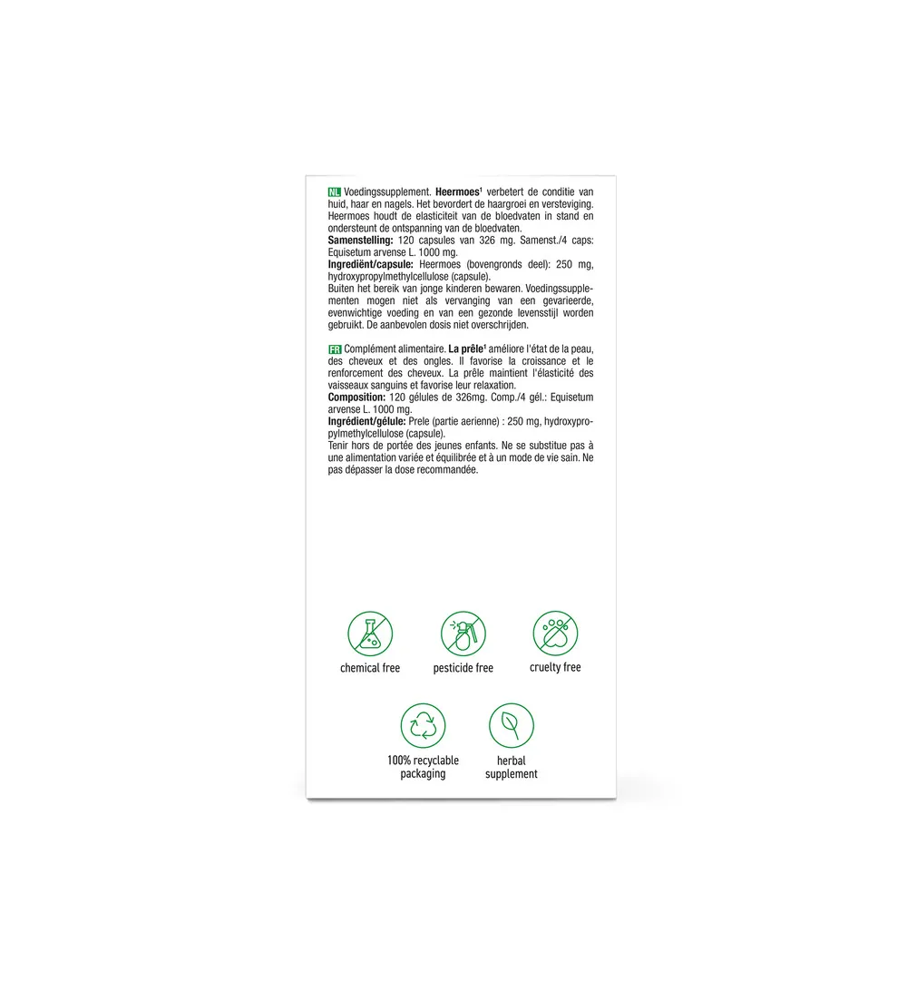 Purasana Heermoes/Prele Vegan Bio (120 vega capsules) - image 2
