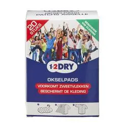 1-2dry Okselpads medium dark (20 stuks)
