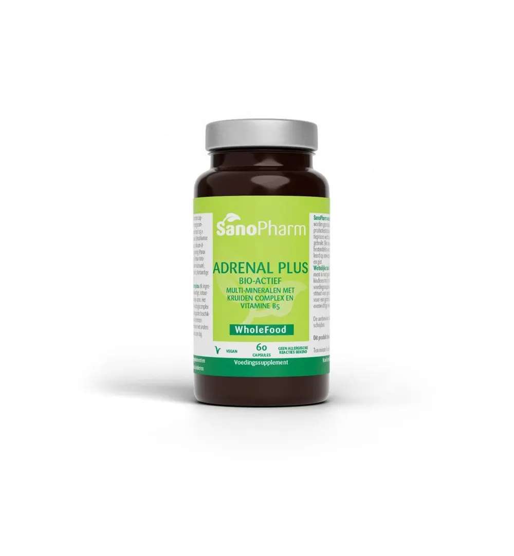 Sanopharm Adrenal Plus Wholefood (60 capsules)