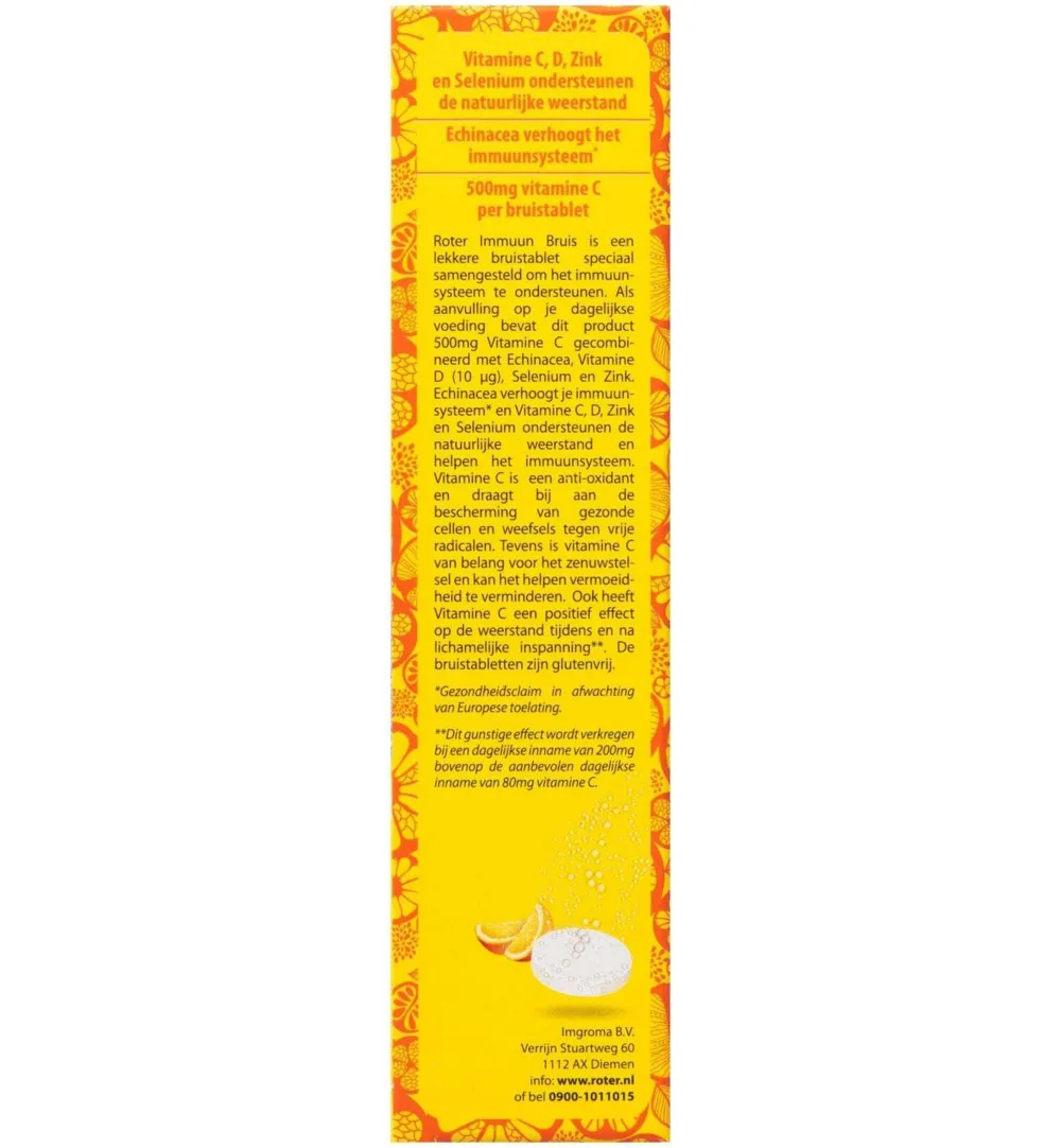 Roter Immuun bruistabletten met Vitamine C & D duopack (20 stuks) - image 7