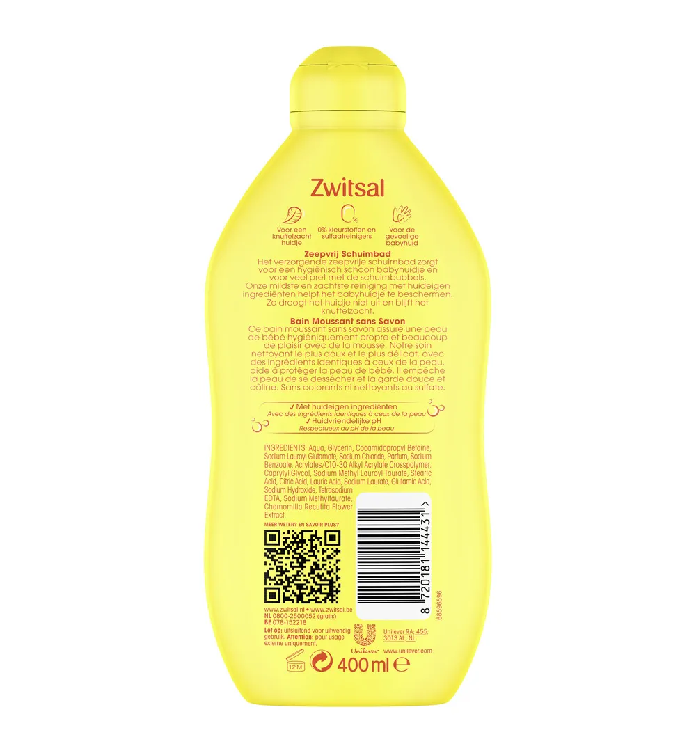 Zwitsal Schuimbad (400 ml) - image 2