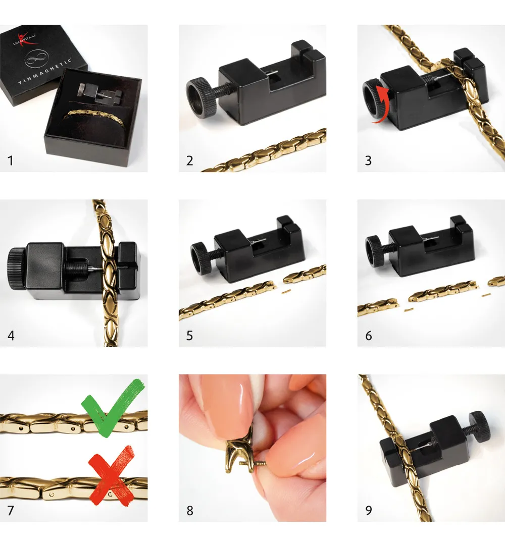 Lucovitaal Magneet Armband Goud (1 stuk)