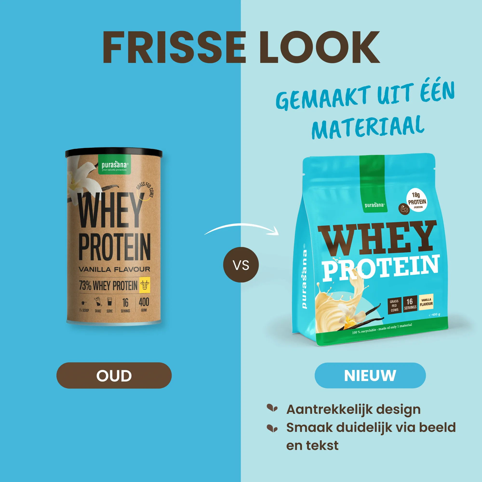Purasana Whey Proteine Vanilla (400 gr) - image 4
