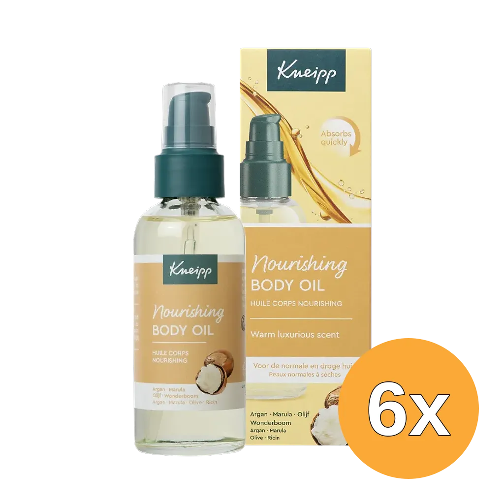 6x Kneipp Body Oil Beauty Secret (6 x 100 ml)