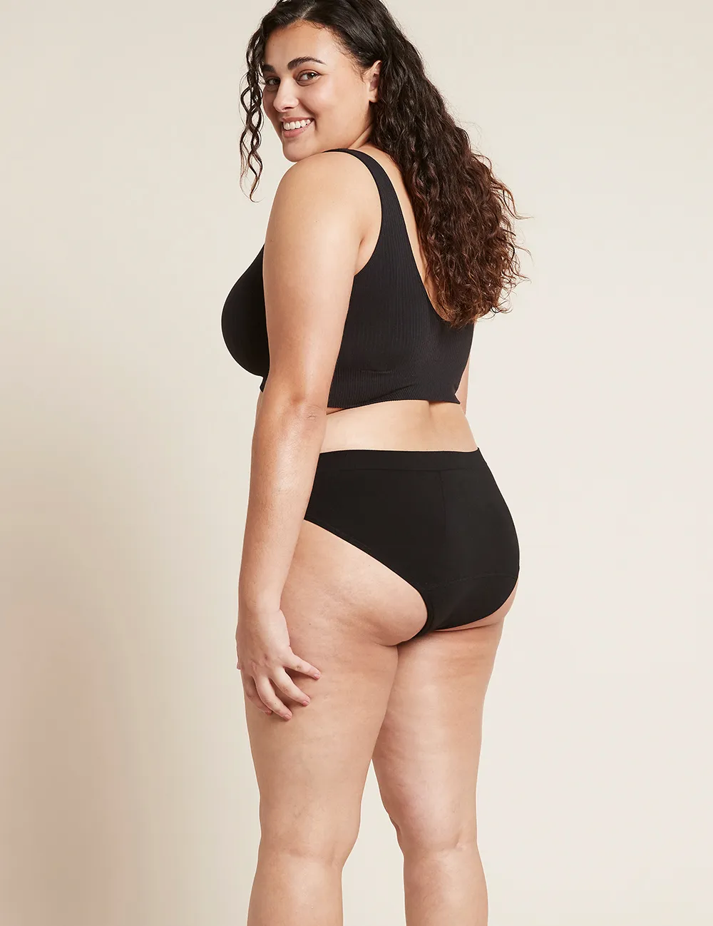 Boody Menstruatieondergoed Bikinislip Zwart Normaal/hevig Maat S (1 stuk) - image 2