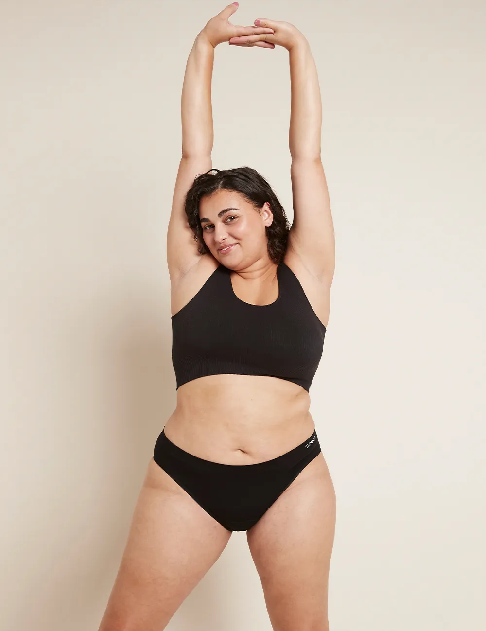 Boody Menstruatieondergoed Bikinislip Zwart Normaal/hevig Maat S (1 stuk) - image 3