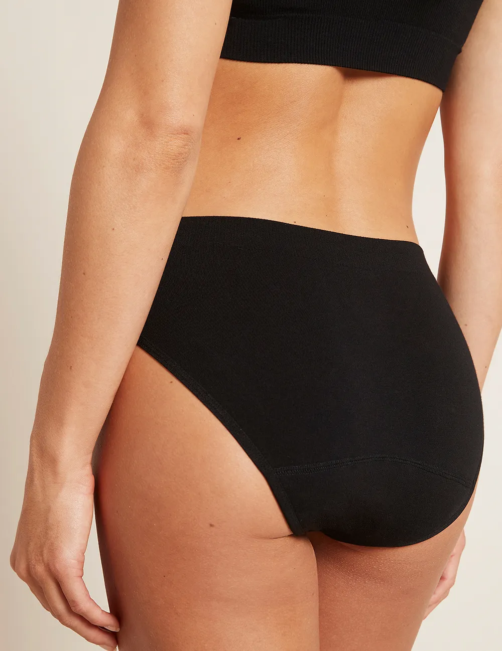 Boody Menstruatieondergoed Bikinislip Zwart Licht / Normaal Maat S (1 stuk) - image 5