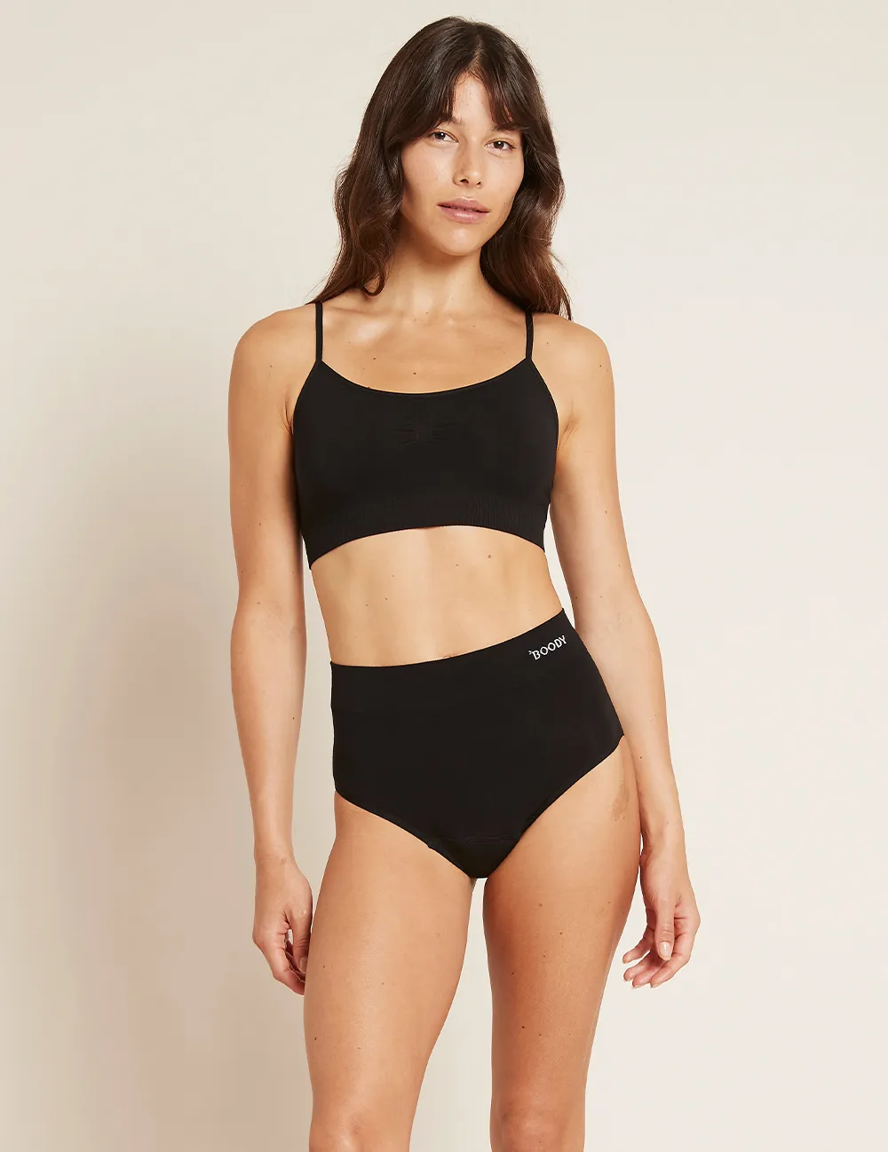 Boody Menstruatieondergoed Tailleslip Zwart Normaal/hevig Maat Xs (1 stuk) - image 2