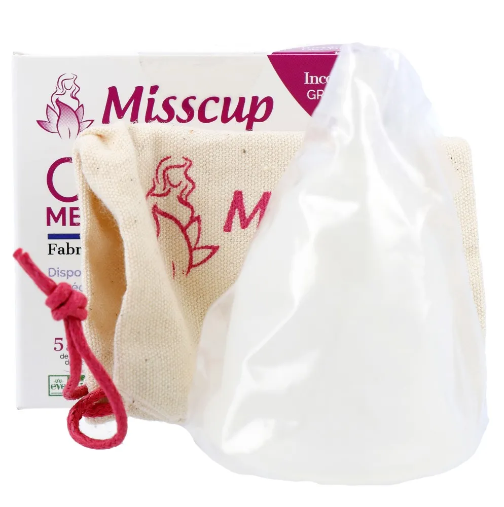 Eco Conseils Misscup Menstruatie Cup Groot Kleurloos (1 stuk)