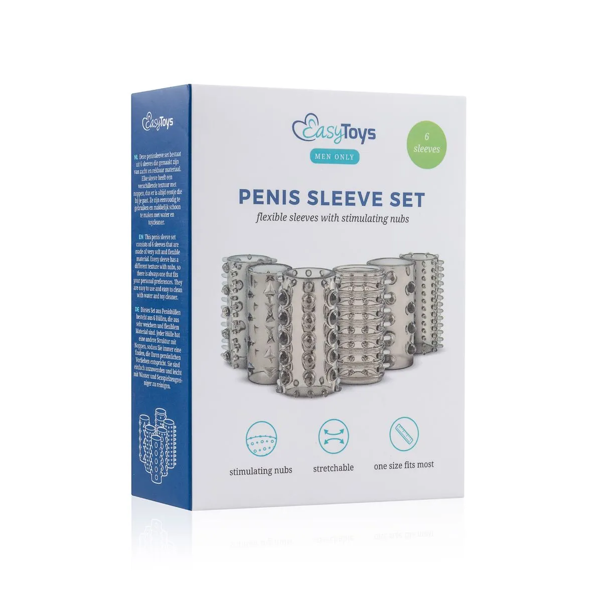Easytoys Penis Sleeve Set 6-delig (1 stuk) - image 4