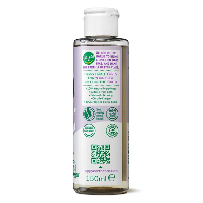 Happy Earth Baby & Kids Bath Oil (150 ml)