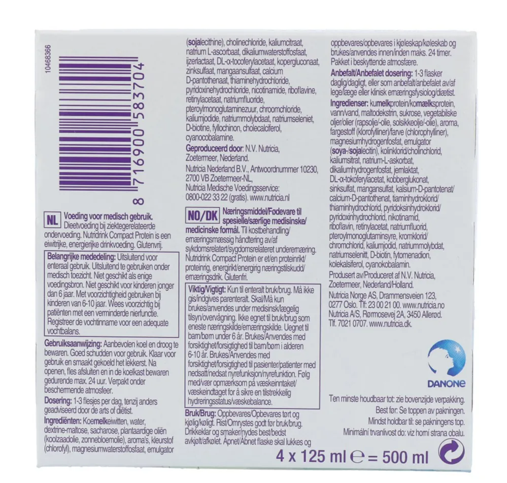 Nutridrink Compact Protein Cool Cucumber-lime (500 ml) - image 3
