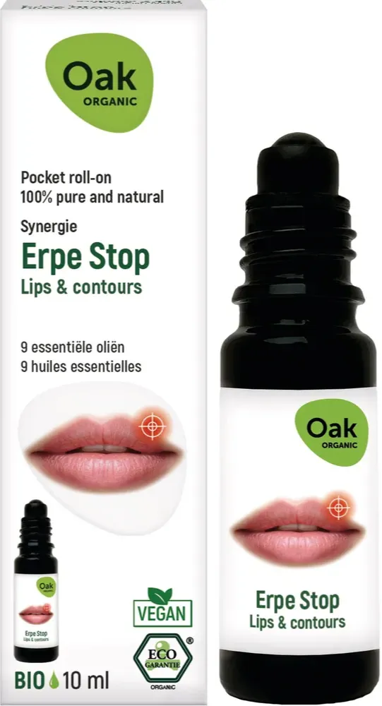 Oak Organic Pocket Roll-on Erpe Stop Lips & Contours (10 ml)