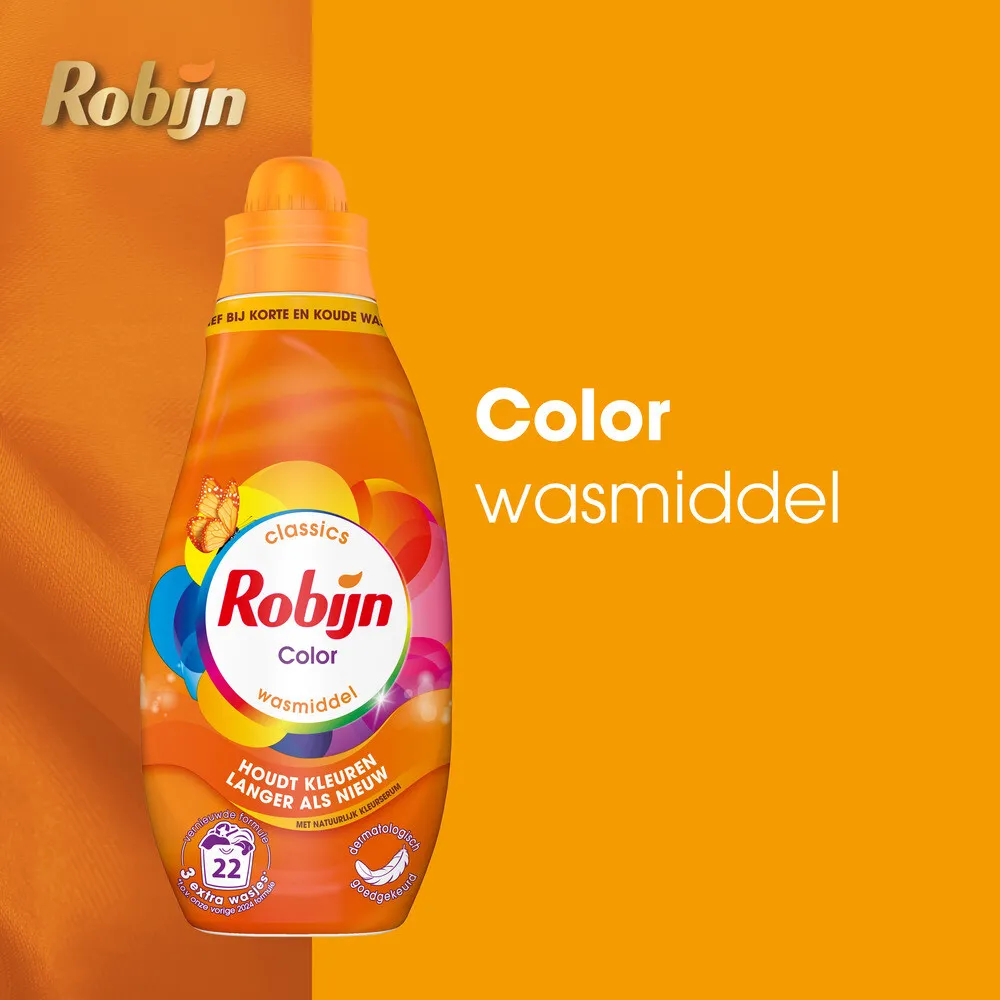 Robijn Wasmiddel - Klein & Krachtig Color (665 ml) - image 2