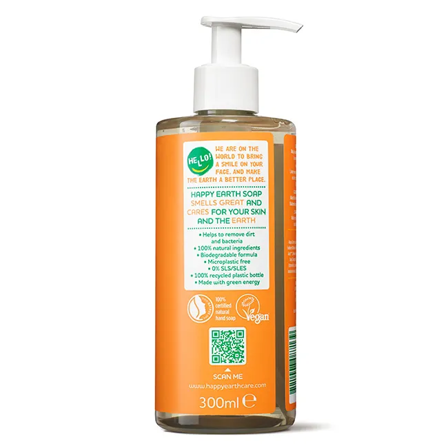 Happy Earth Pure Handzeep Rose (300 ml)