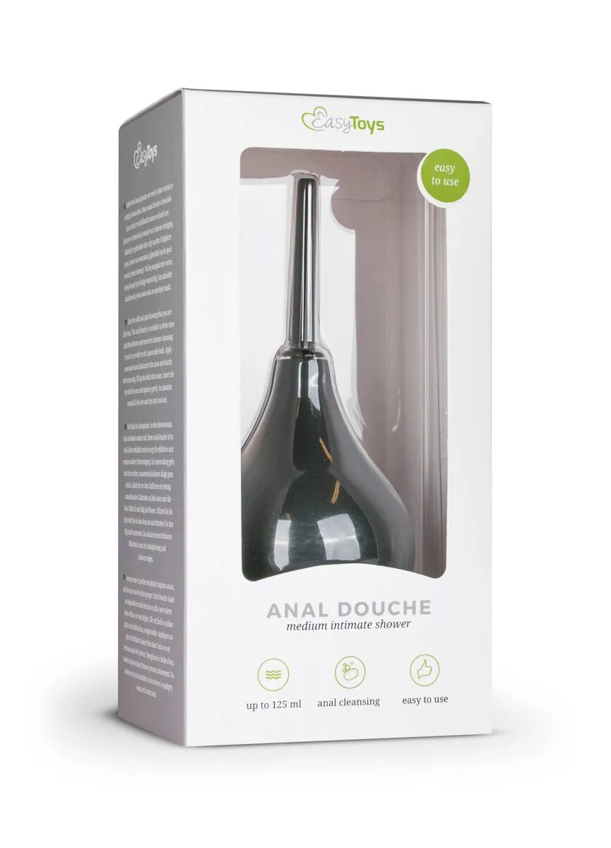 Easytoys Anal Collection - Anal Douche Medium Zwart (1 stuk)