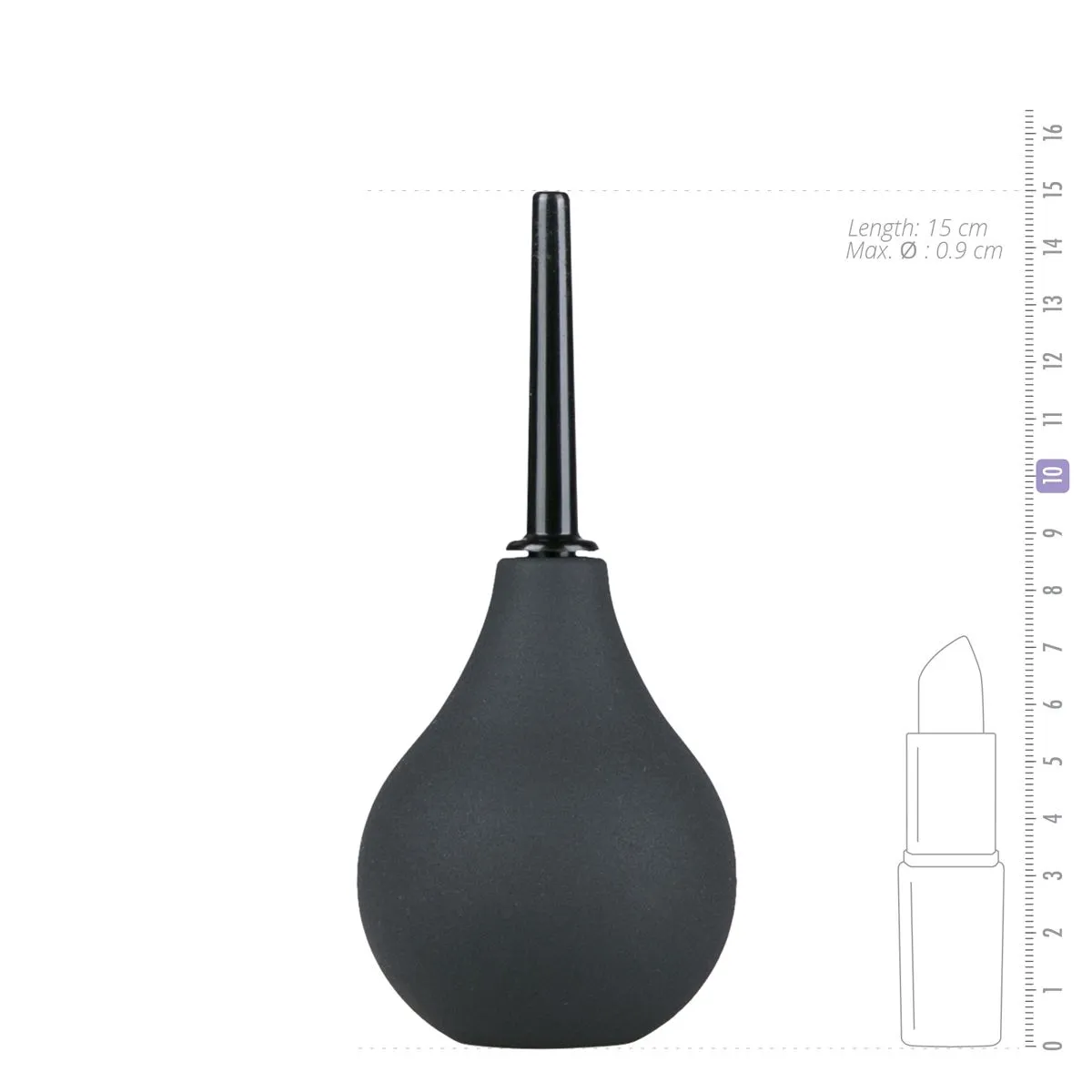 Easytoys Anal Collection - Anal Douche Medium Zwart (1 stuk) - image 4