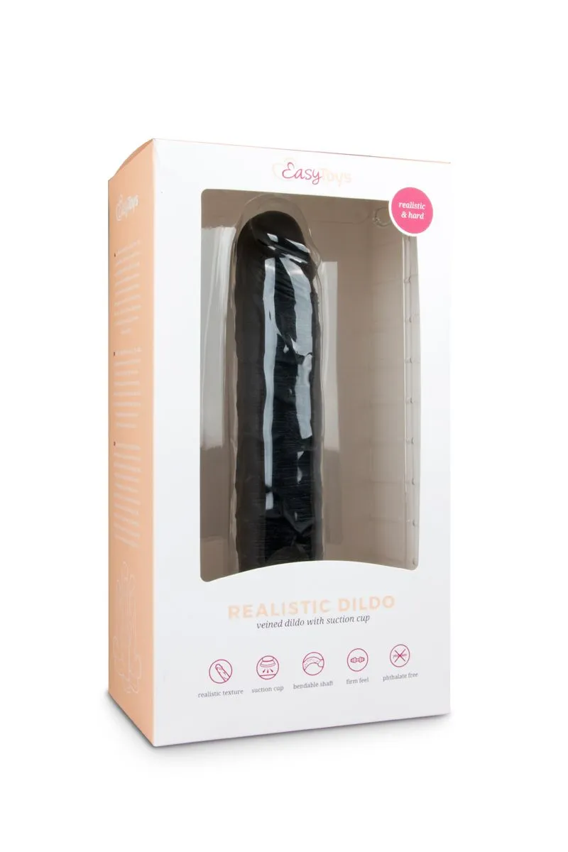 Easytoys Dildo Collection - Realistic Dildo 28.5 cm Zwart (1 stuk)