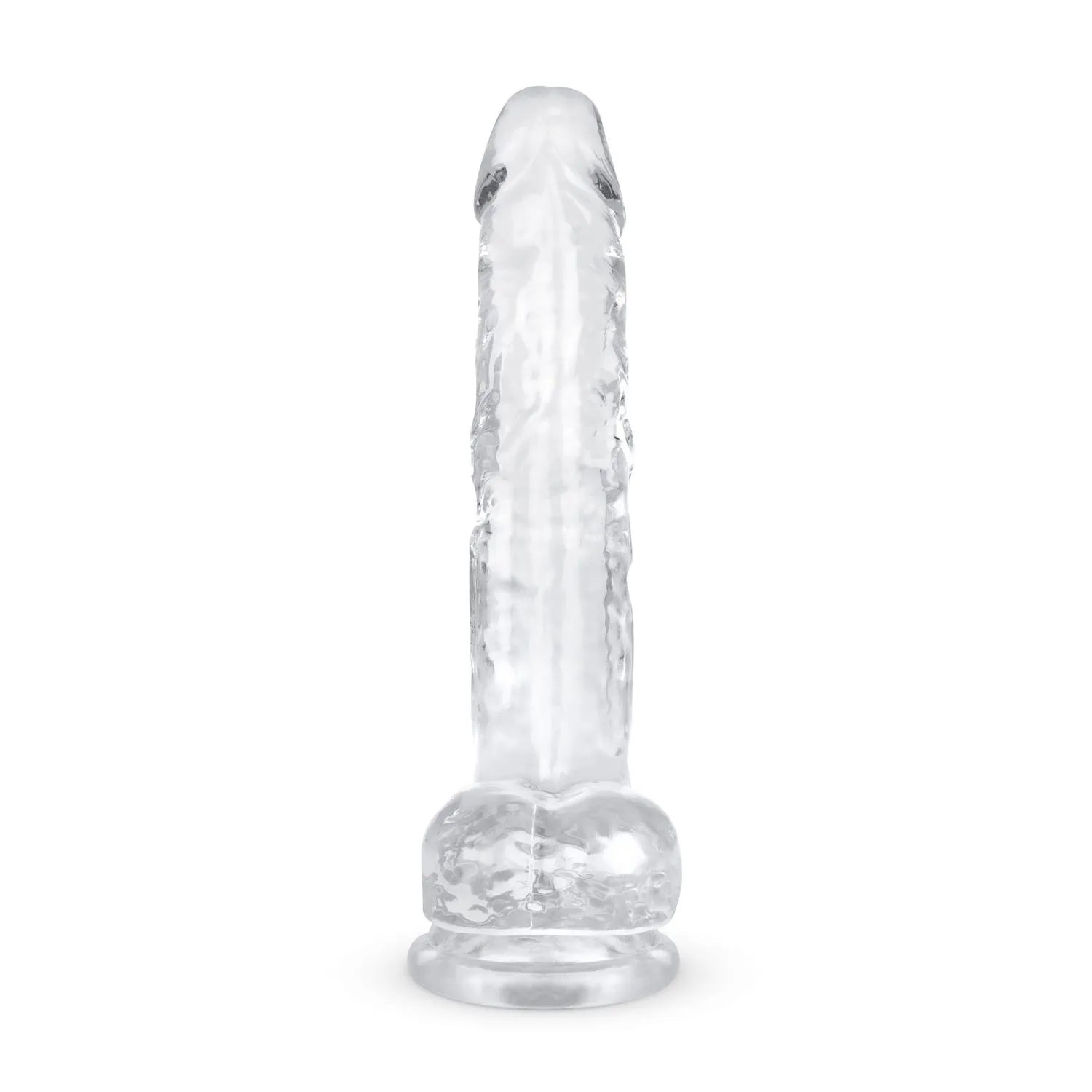 Easytoys Dildo Collection - Jelly Dildo with Balls 19 cm Transparant (1 stuk) - image 3