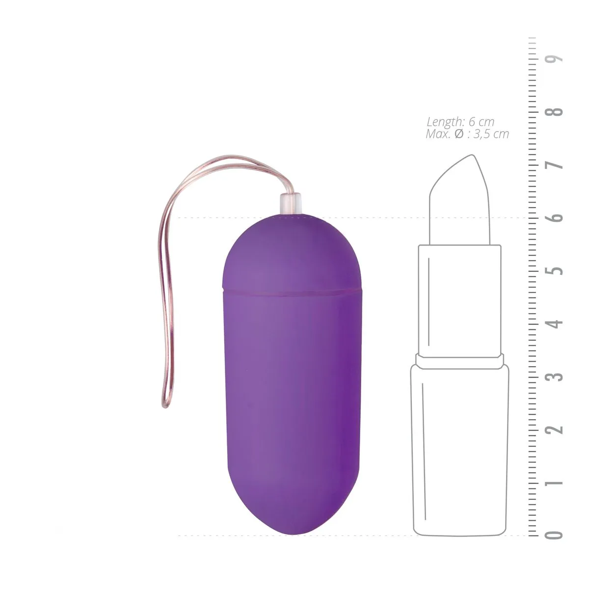 Easytoys Mini Vibe Collection - Vibrating Egg with Remote Control Paars (1 stuk) - image 3