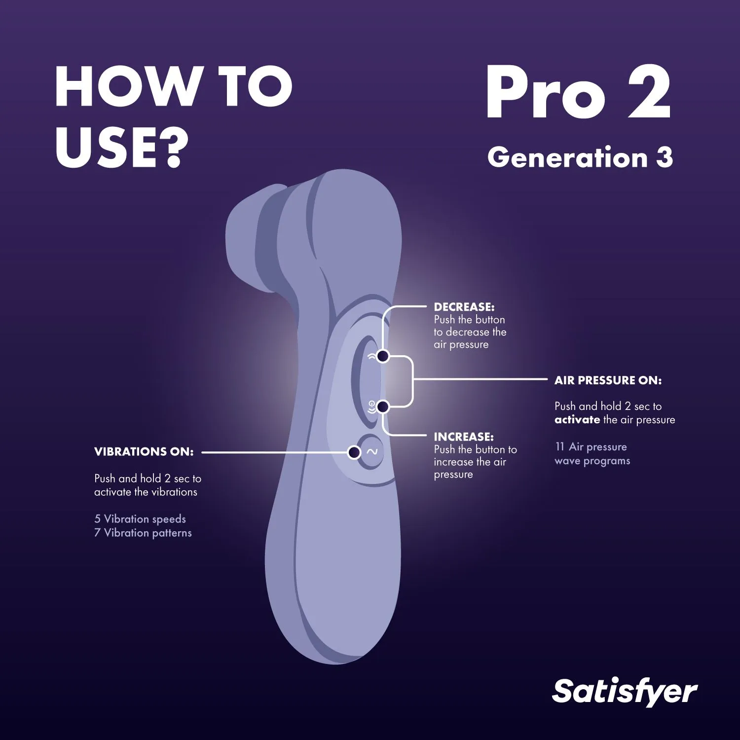 Satisfyer - Pro 2 Generation 3 Lila (1 stuk) - image 5