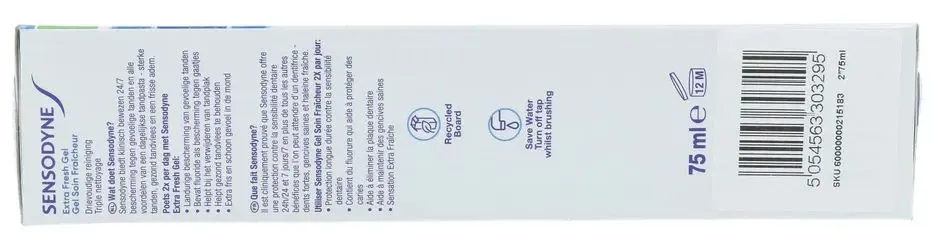 Sensodyne Extra Fresh Gel Tandpasta Duoverpakking (2 x 75 ml) - image 2