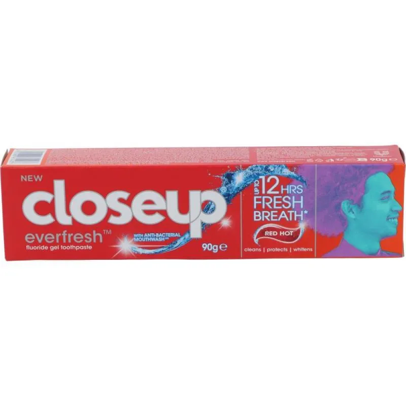 Closeup Close Up Tandpasta Red Hot (90 gr)