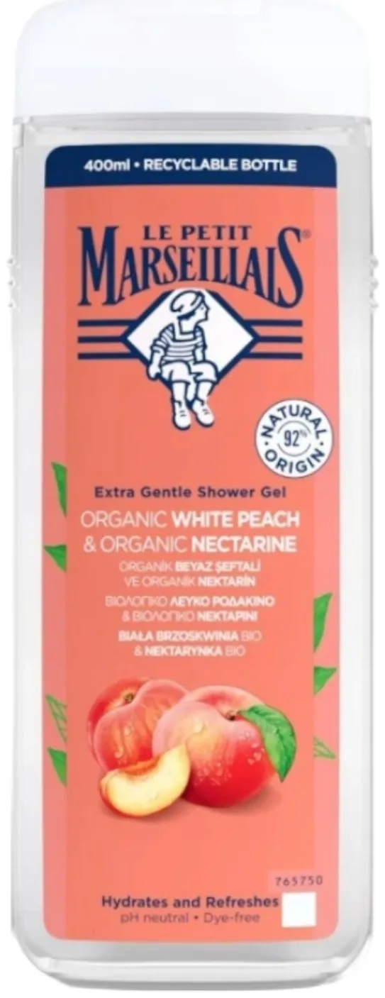 Le Petit Marseillais Douche Gel Witte Perzik & Nectarine (400 ml)