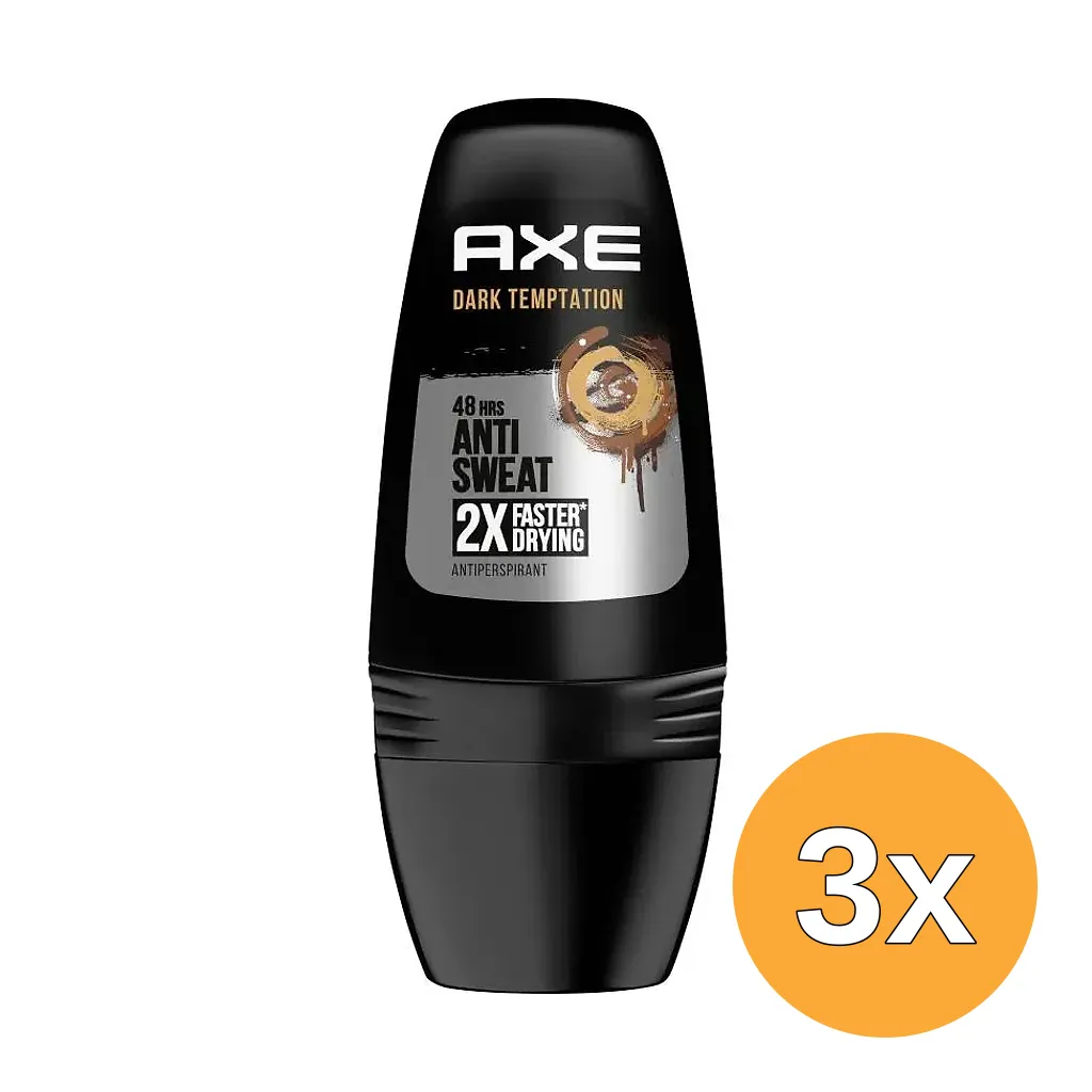 3x Axe Deo Roll-on Dark Temptation (50 ml)