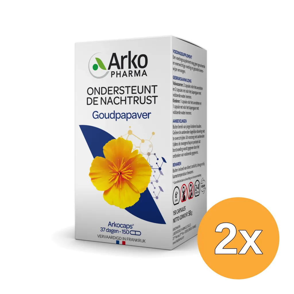 2x Arkocaps Goudpapaver (150 capsules)