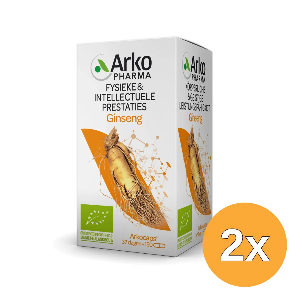 2x Arkocaps Ginseng (150 capsules)