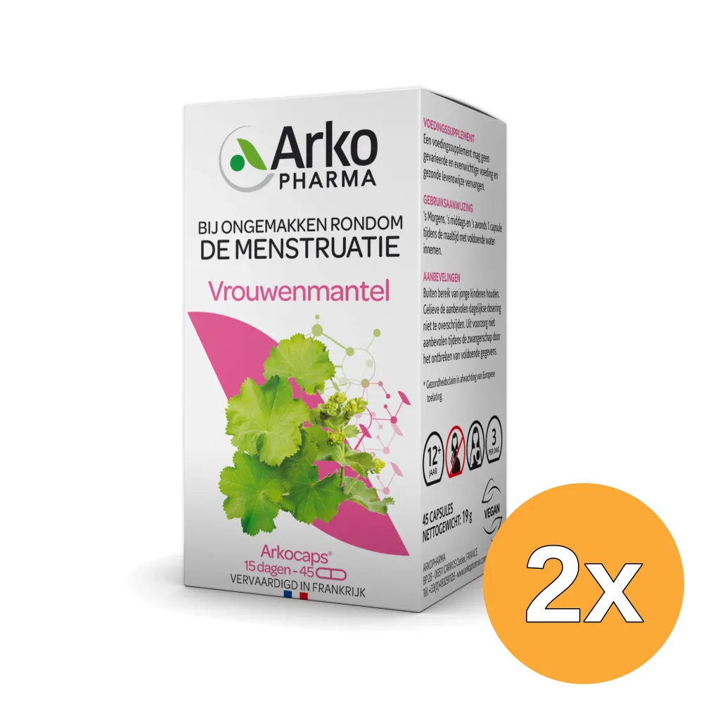 2x Arkocaps Vrouwenmantel (45 capsules)
