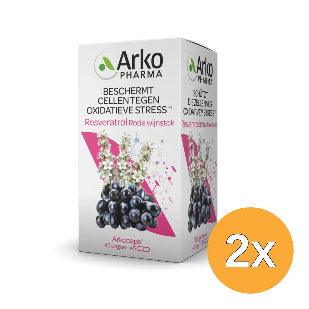 2x Arkocaps Resveratrol (45 capsules)