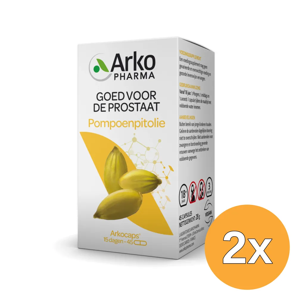 2x Arkocaps Pompoenpitolie (45 capsules)