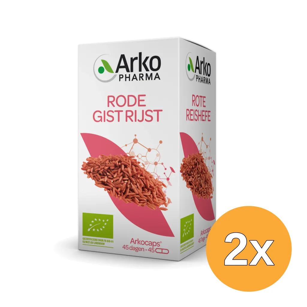 2x Arkocaps Rode Gist Rijst (45 capsules)