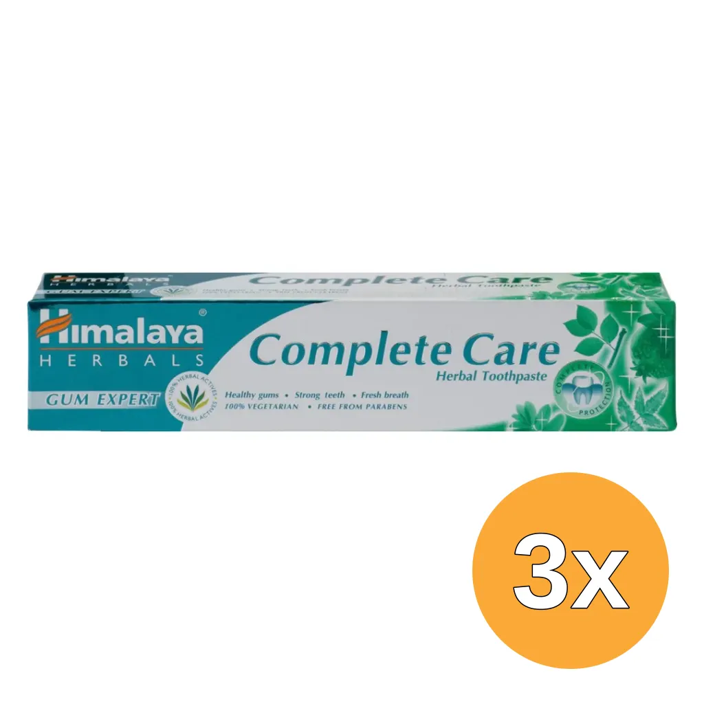 3x Himalaya Complete care kruiden tandpasta (75 ml)