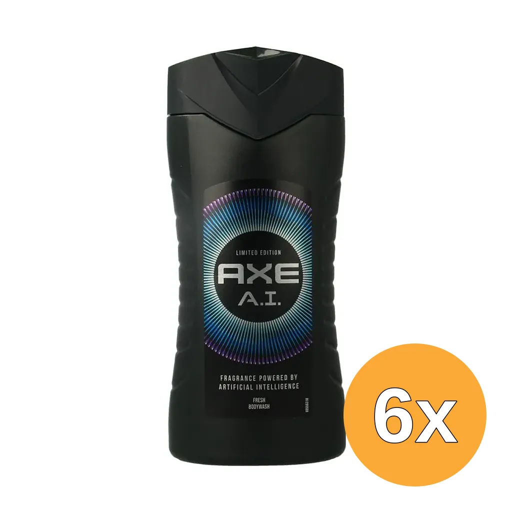 6x Axe Showergel A.I. (250 ml)