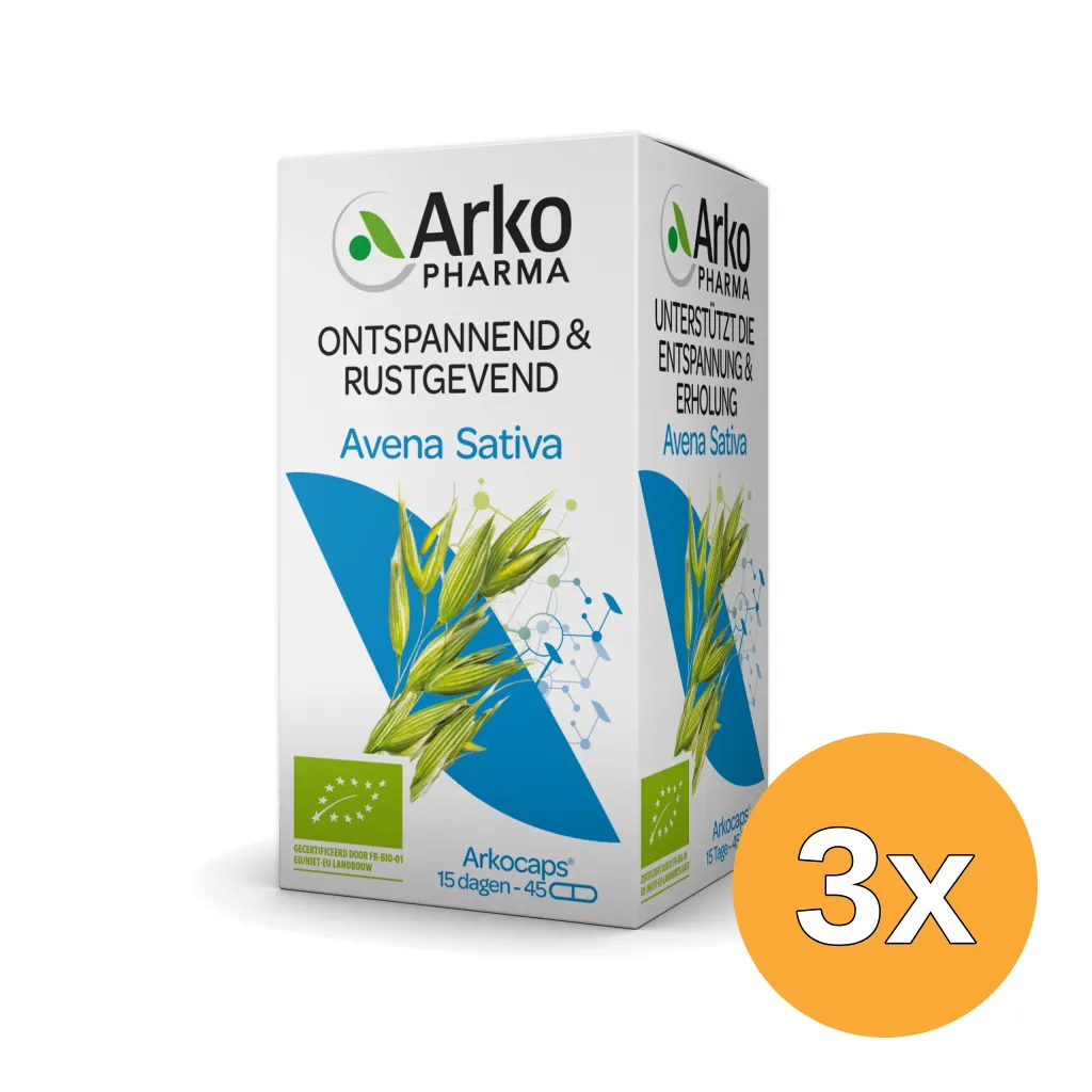 3x Arkocaps Avena sativa (45 capsules)