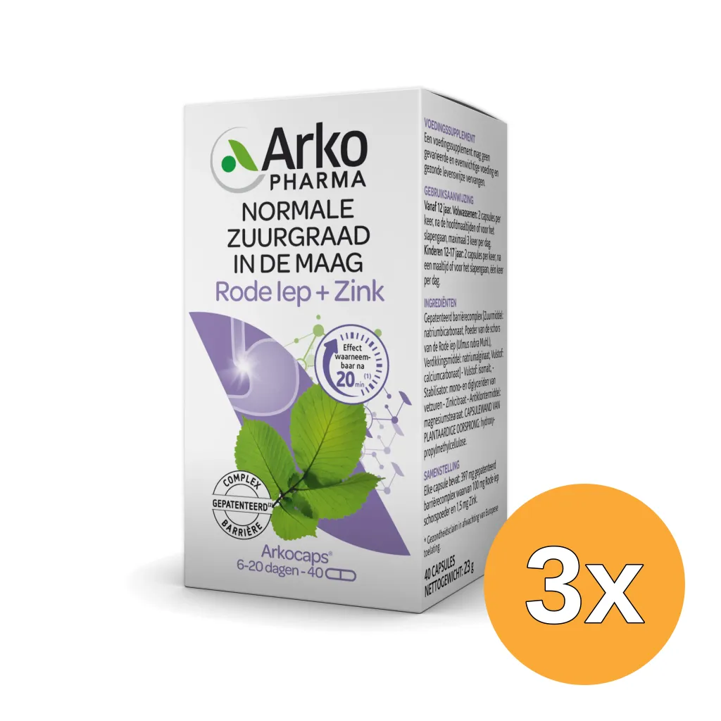 3x Arkocaps Rode Iep (40 capsules)