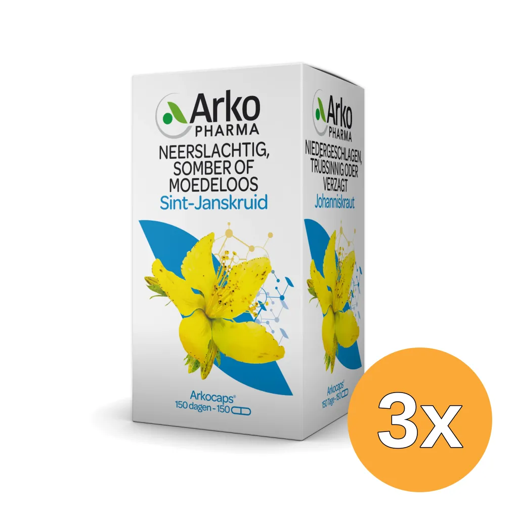 3x Arkocaps Sint Janskruid (150 capsules)