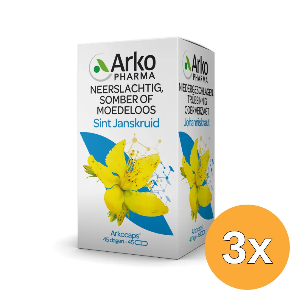 3x Arkocaps Sint Janskruid (45 capsules)