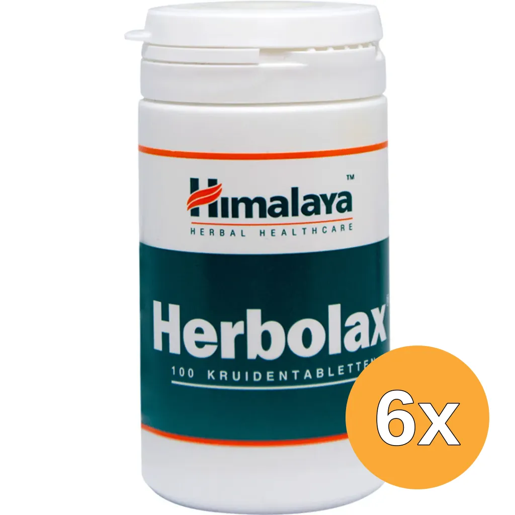 6x Himalaya Herbolax (100 tabletten)